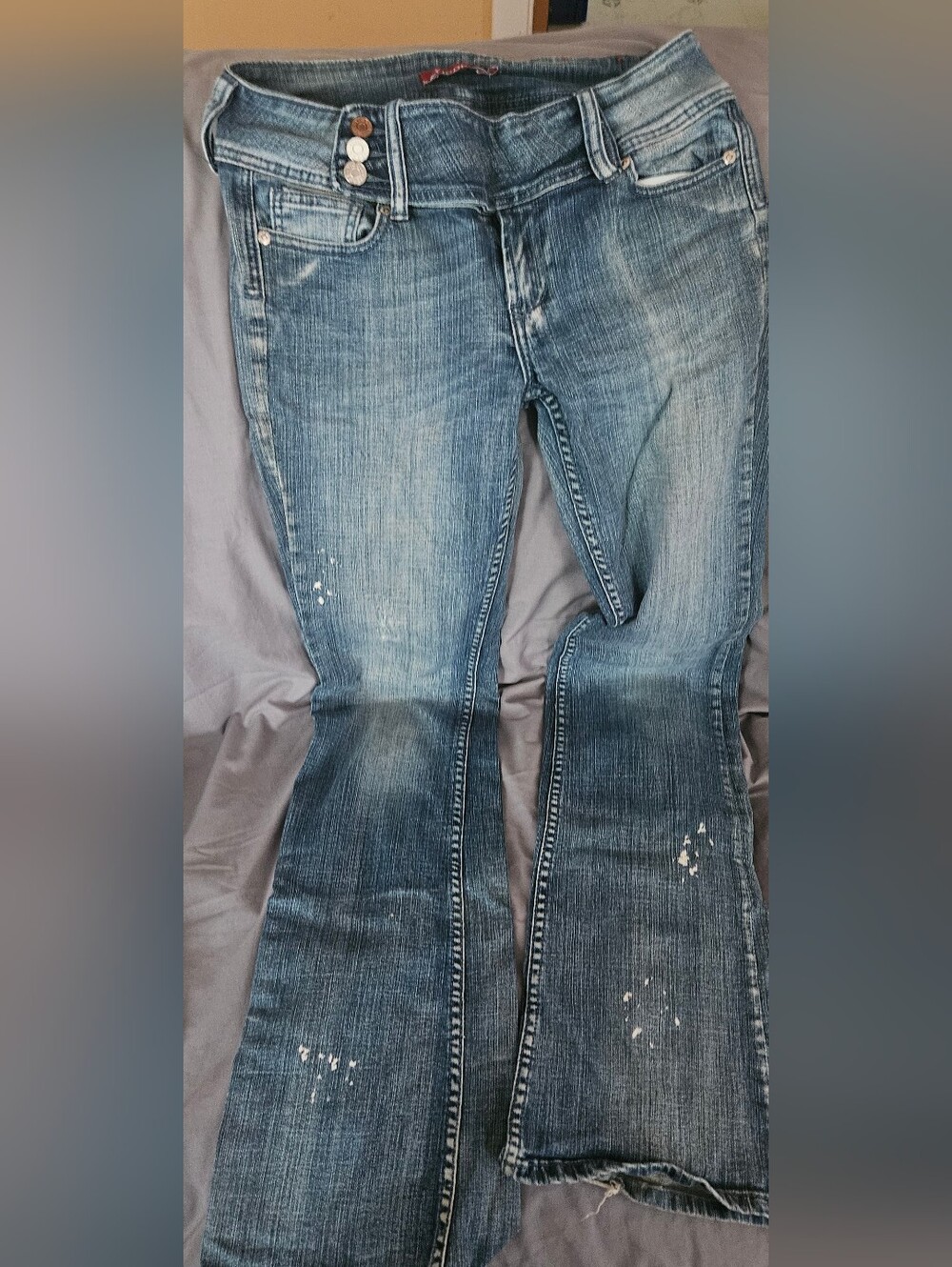 Vigold Washed Blue Bootcut Jeans